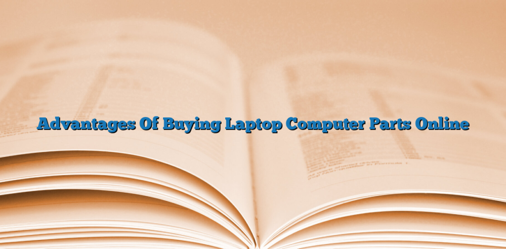 Advantages Of Buying Laptop Computer Parts Online